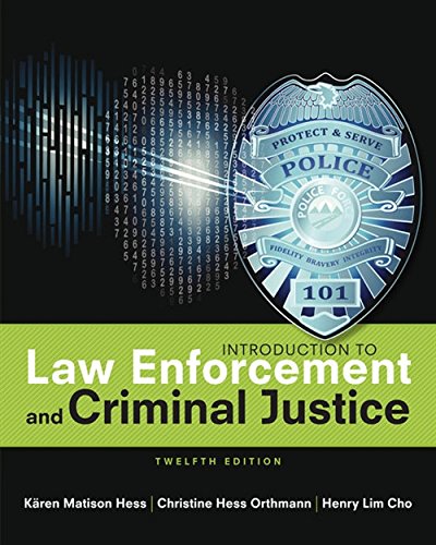 Book Cover Introduction to Law Enforcement and Criminal Justice
