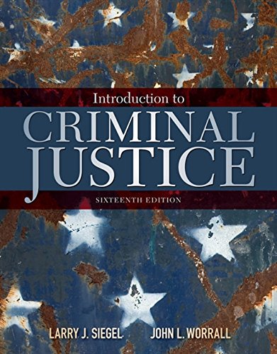 Book Cover Introduction to Criminal Justice