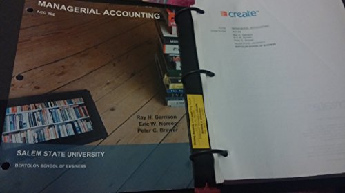 Managerial Accounting
