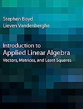 Book Cover Introduction to Applied Linear Algebra: Vectors, Matrices, and Least Squares