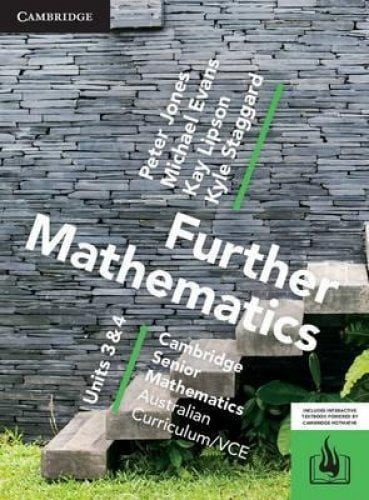 Book Cover Csm Vce Further Mathematics Units 3 and 4: Includes Online Resource