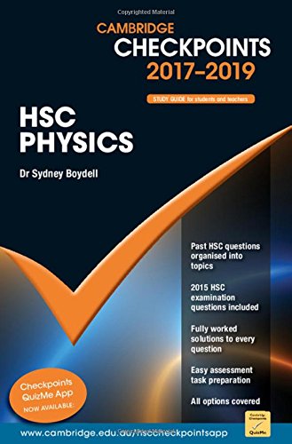 Book Cover Cambridge Checkpoints HSC Physics 2017-19