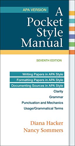 Book Cover A Pocket Style Manual, APA Version