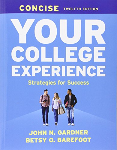 Book Cover Your College Experience Concise