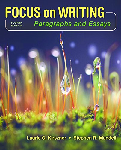 Book Cover Focus on Writing: Paragraphs and Essays