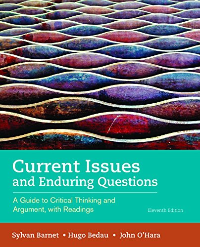 Book Cover Current Issues and Enduring Questions: A Guide to Critical Thinking and Argument, with Readings