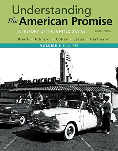 Book Cover Understanding the American Promise, Volume 2: A History: From 1865