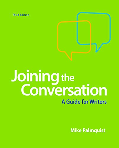 Book Cover Joining the Conversation: A Guide for Writers