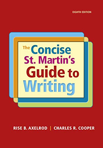 Book Cover The Concise St. Martin's Guide to Writing