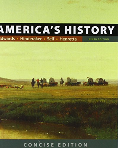 Book Cover America's History: Concise Edition, Combined Volume