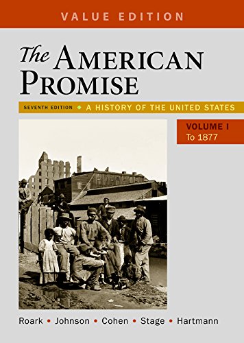 Book Cover The American Promise, Value Edition, Volume 1: A History of the United States