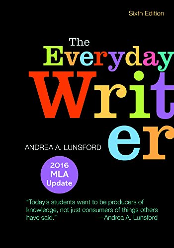 Book Cover The Everyday Writer with 2016 MLA Update