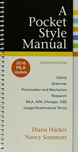 A Pocket Style Manual, 2016 MLA Update Edition 7e & LaunchPad Solo for Readers and Writers (Six Month Online)