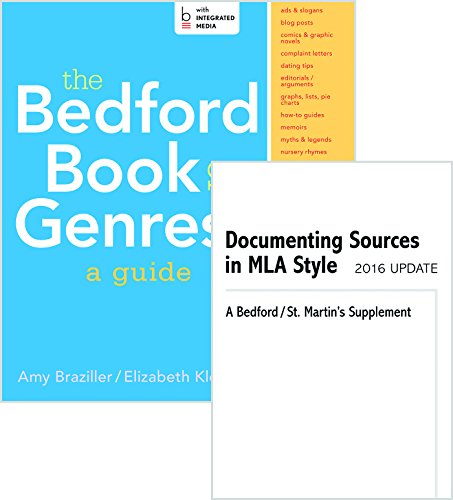 Bedford Book of Genres Brief & Documenting Sources in MLA Style: 2016 Update