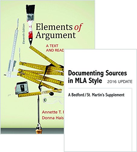 Elements of Argument 11e & Documenting Sources in MLA Style: 2016 Update