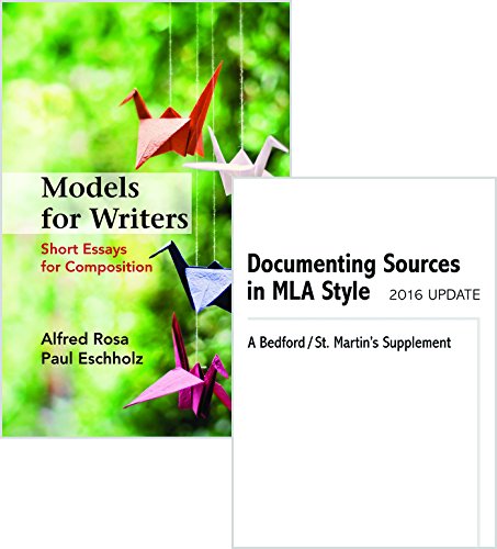 Models for Writers 12e & Documenting Sources in MLA Style: 2016 Update