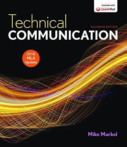 Book Cover Technical Communication with 2016 MLA Update