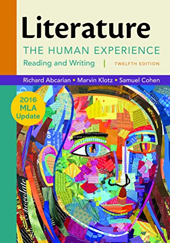 Book Cover Literature: The Human Experience with 2016 MLA Update