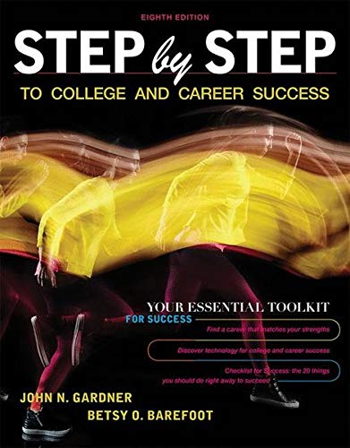 Book Cover Step by Step to College and Career Success