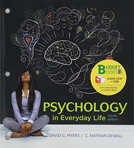 Book Cover Loose-leaf Version for Psychology in Everyday Life 4E & LaunchPad for Psychology in Everyday Life 4E (Six Month Access)
