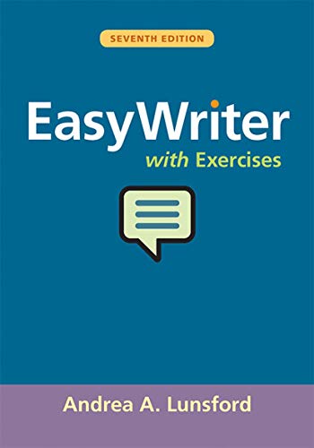 Book Cover EasyWriter with Exercises