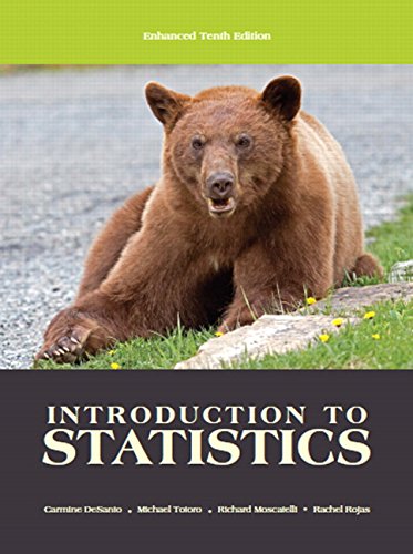 Book Cover Introduction to Statistics (10th Edition)