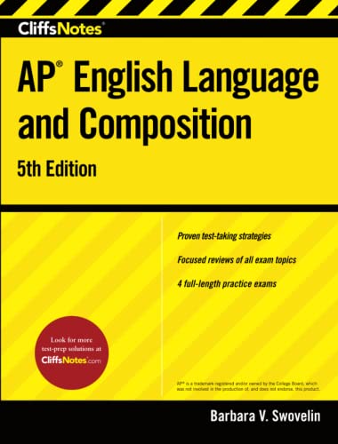 Book Cover CliffsNotes AP English Language and Composition: 5th Edition