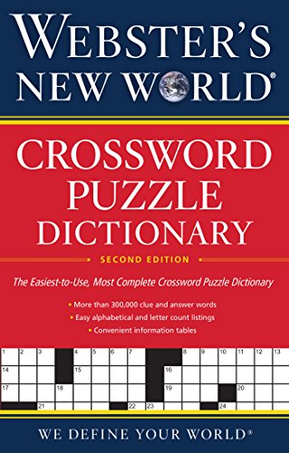 Book Cover Websterâ€™s New WorldÂ® Crossword Puzzle Dictionary, 2nd ed.