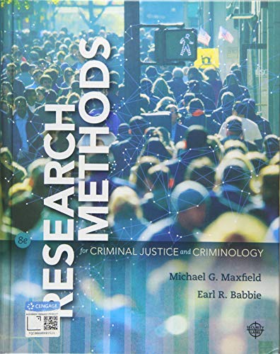 Book Cover Research Methods for Criminal Justice and Criminology