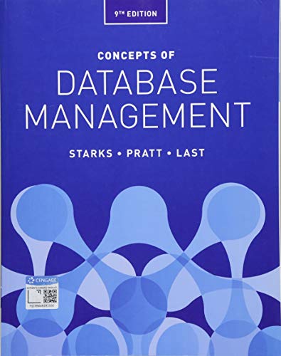 Book Cover Concepts of Database Management