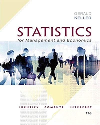 Book Cover Statistics for Management and Economics + XLSTAT Bind-in