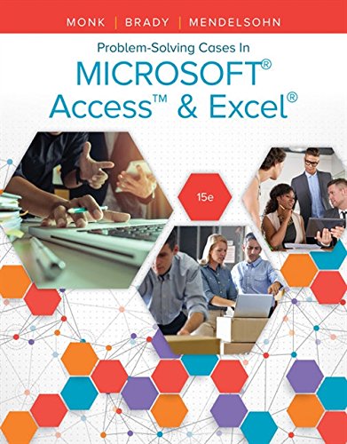 Book Cover Problem Solving Cases In Microsoft Access & Excel