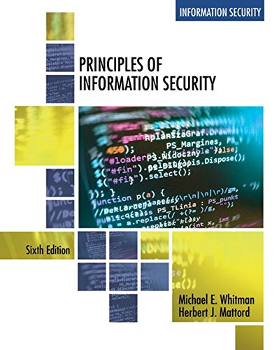 Book Cover Principles of Information Security