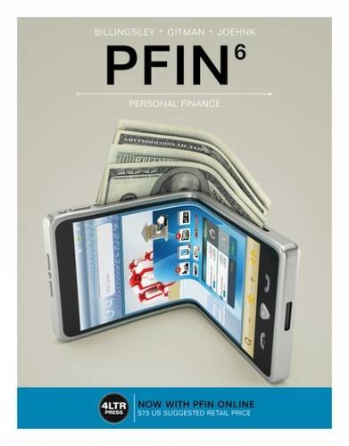 Book Cover PFIN (with PFIN Online, 1 term (6 months) Printed Access Card) (New, Engaging Titles from 4LTR Press)