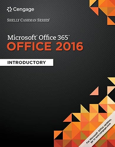 Book Cover Shelly Cashman Series Microsoft Office 365 & Office 2016: Introductory, Loose-leaf Version