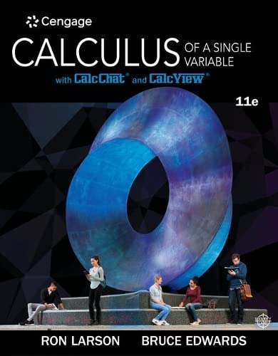 Book Cover Student Solutions Manual for Larson/Edwards' Calculus of a Single Variable, 11th