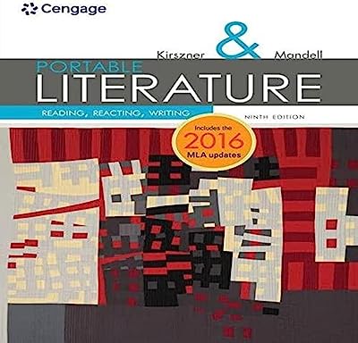 Book Cover PORTABLE Literature: Reading, Reacting, Writing, 2016 MLA Update