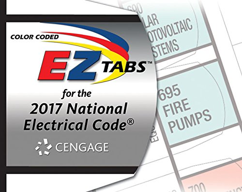 Book Cover Color Coded EZ Tabs for the 2017 National Electrical Code