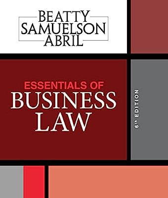 Book Cover Essentials of Business Law
