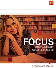 Book Cover FOCUS on Community College Success