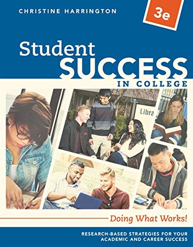 Book Cover Student Success in College: Doing What Works!