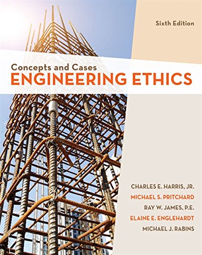 Book Cover Engineering Ethics: Concepts and Cases