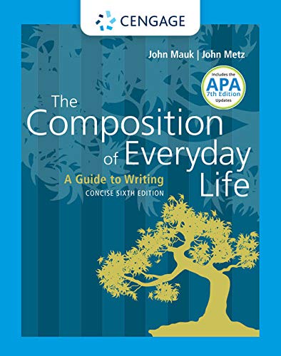 Book Cover The Composition of Everyday Life, Concise with APA 7e Updates