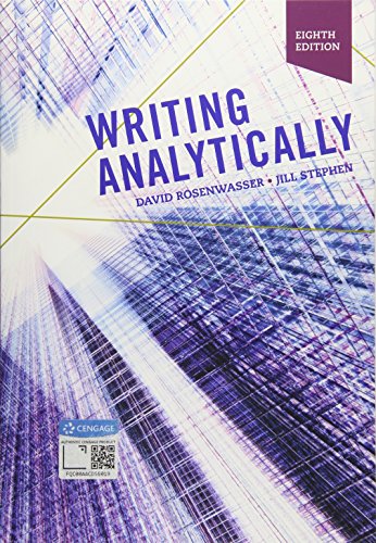 Book Cover Writing Analytically with APA 7e Updates