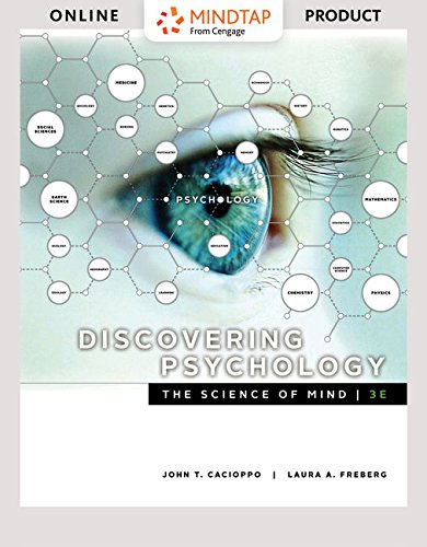 Book Cover MindTap Psychology, 1 term (6 months) Printed Access Card for Cacioppo/Freberg's Discovering Psychology: The Science of Mind, 3rd