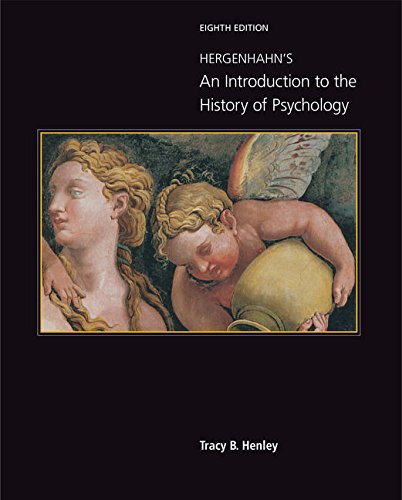 Book Cover Hergenhahn's An Introduction to the History of Psychology