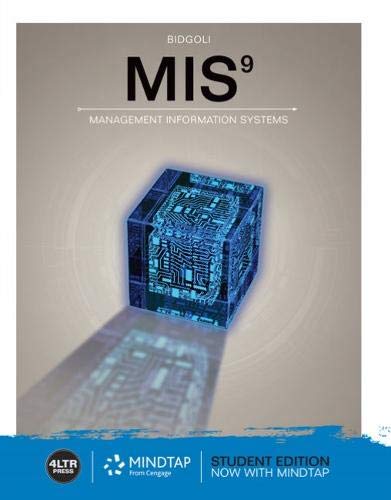Book Cover MIS (with MindTap Printed Access Card) (New, Engaging Titles from 4LTR Press)