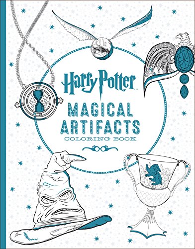 Book Cover Harry Potter Magical Artifacts Coloring Book