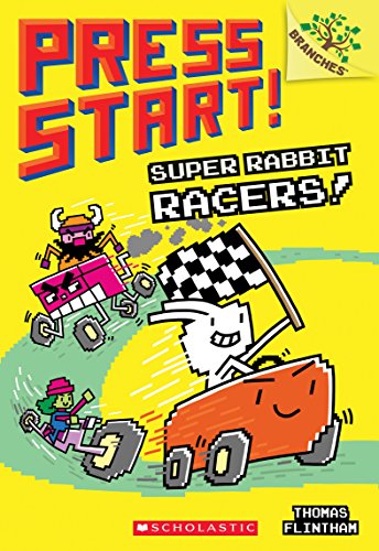 Book Cover Super Rabbit Racers!: A Branches Book (Press Start! #3) (3)