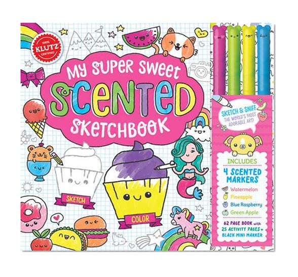 Book Cover Klutz My Super Sweet Scented Sketchbook Toy